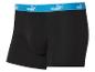 Boxers noirs Puma avec bande turquoise.
