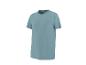T-shirt bleu clair à manches courtes avec poche poitrine.