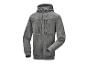 Grijze Parkside hoodie met rits.