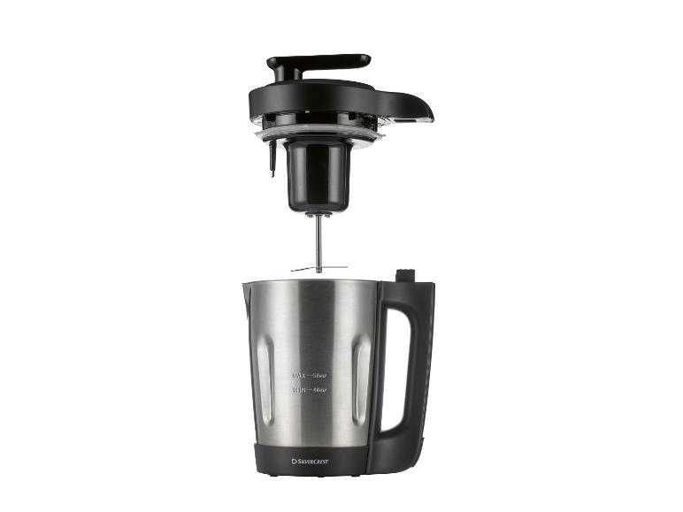 SilverCrest soepmaker met roestvrijstalen kom en gemotoriseerde deksel