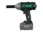 Parkside X 20V Team accu-slagmoersleutel met accu en zwarte dop.