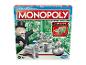 Monopoly-bordspel met Mr. Monopoly, een vingerhoed, een hond en een eend.