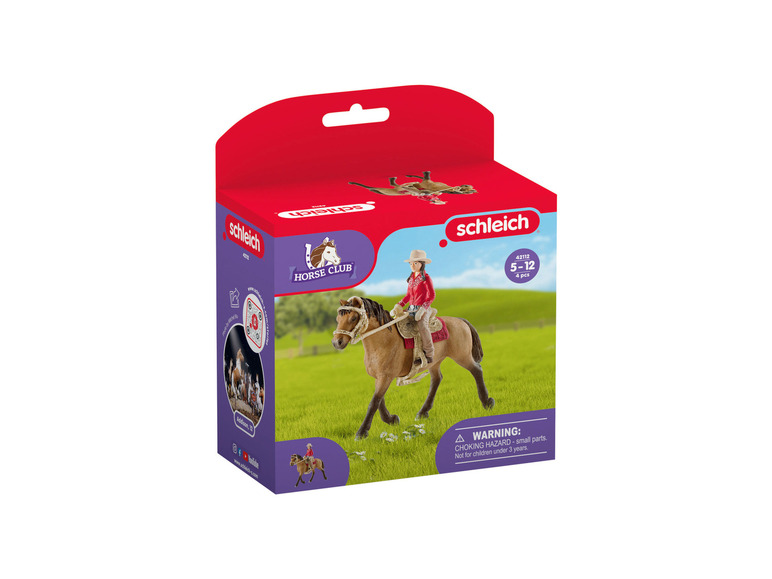 Ga naar volledige schermweergave: Schleich Paard met ruiter - afbeelding 6