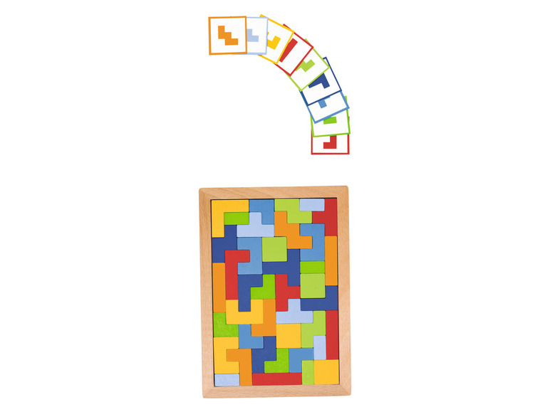 Ga naar volledige schermweergave: Playtive Houten puzzel of geoboard - afbeelding 3