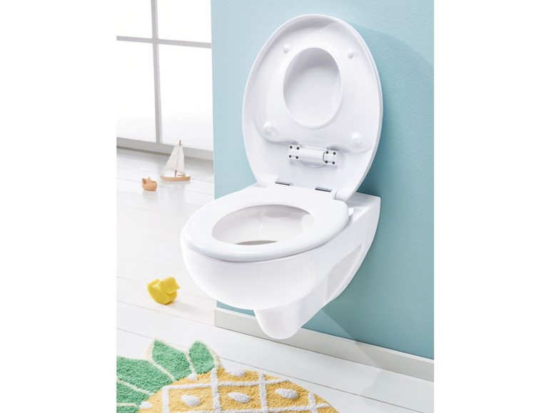 Aller en mode plein écran LIVARNO home Abattant WC avec réducteur enfant intégré - Photo 4