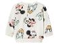 Sweat-shirt blanc à manches longues pour enfant avec Minnie Mouse et Daisy Duck