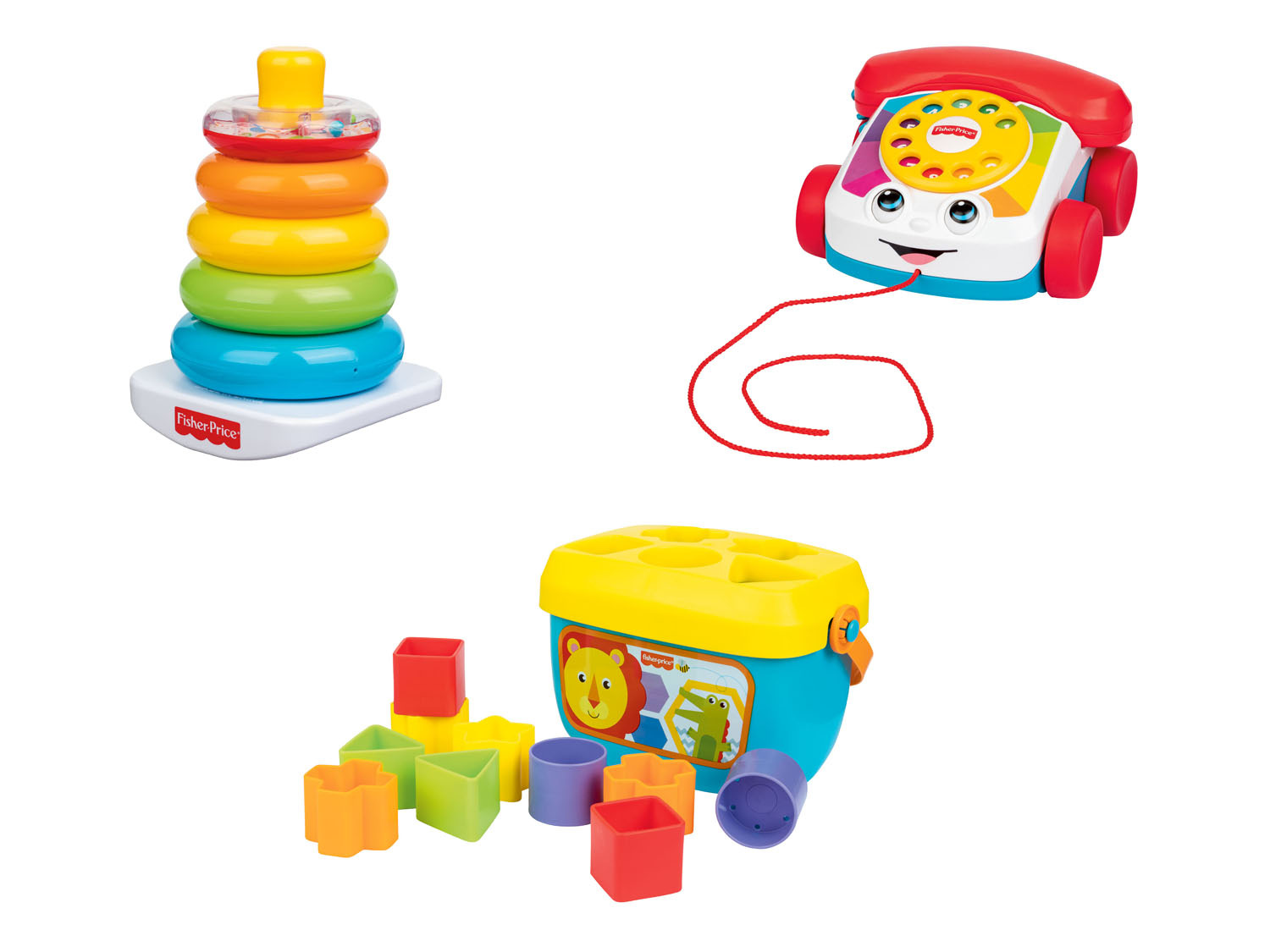 Rose kleur Snazzy Hesje Fisher-Price Babyspeelgoed online kopen op Lidl.be