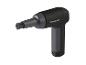 Brosse de nettoyage électrique SilverCrest noire et grise avec poils.
