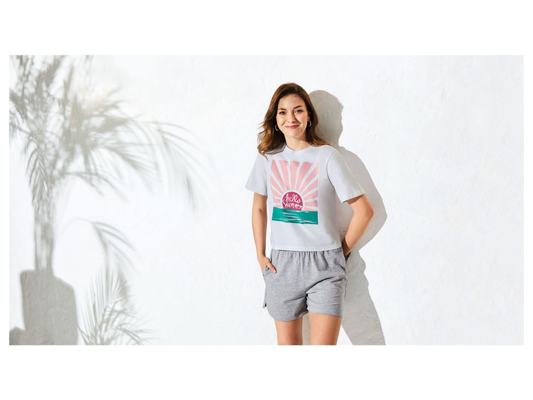 Ga naar volledige schermweergave: esmara® T-shirt met ronde hals - afbeelding 5