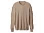 Pull en maille marron à col rond