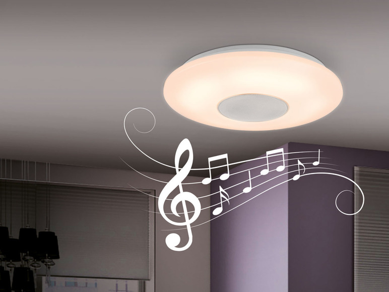 Ga naar volledige schermweergave: LIVARNO home Ledplafondlamp, met Bluetooth®-luidspreker - afbeelding 2