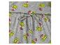 Grijze pyjama met Grinch-print en trekkoord in de taille.