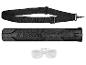 Parkside haagscheer accessoires: draagriem, beschermhoes en veiligheidsbril.