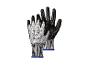 Gants de travail PARKSIDE noirs et gris, taille 9, avec marquage CE.
