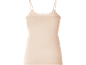 Beige dames top met spaghettibandjes