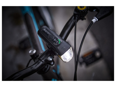 CRIVIT Set ledfietslichten, voor- en achterlicht
