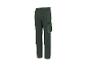 Pantalon de travail vert foncé avec des accents vert clair et plusieurs poches