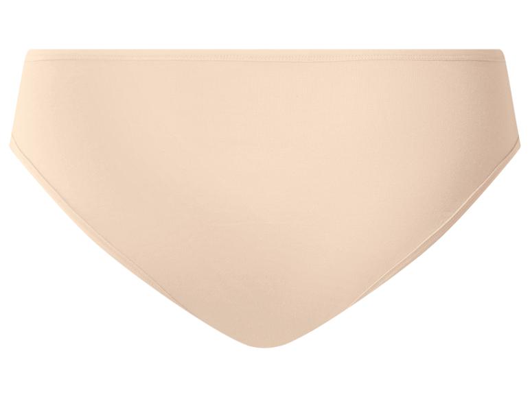 Effen huidkleurige damesonderbroek, klassiek model.