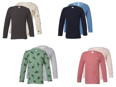 LUPILU® T-shirt thermique à manches longues pour enfants, 2 pièces