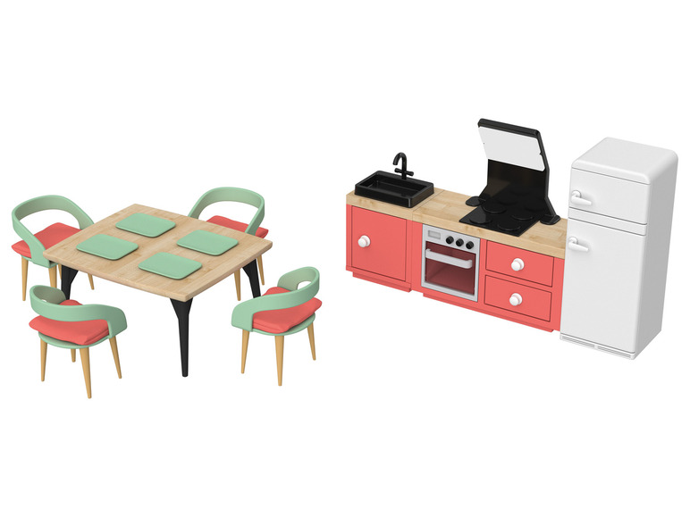 Ga naar volledige schermweergave: Playtive Houten meubels of poppenset - afbeelding 2