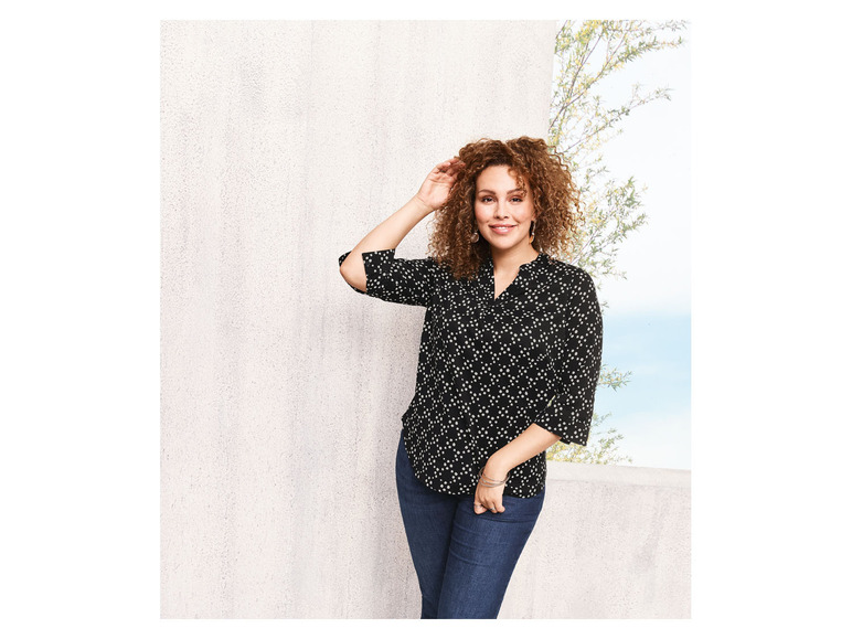 Ga naar volledige schermweergave: esmara® Nonchalante blouse met 3/4-mouwen - afbeelding 3