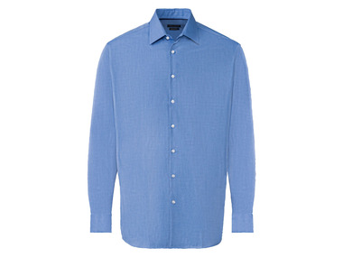 Nobel League Chemise de tailleur pour homme, Slim Fit, bleu