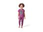Stitch kinderpyjama: paars shirt en broek met Stitch en hartjes print.