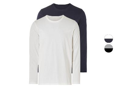 T-shirt à manches longues homme, 2 pièces LIVERGY®