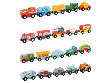 LUPILU® Trains en bois