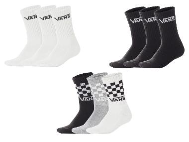 VANS Chaussettes de tennis, 3 paires