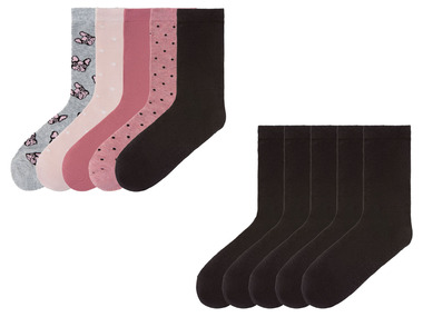 PEPPERTS® Set de 5 paires de chaussettes en un mélange de coton bio