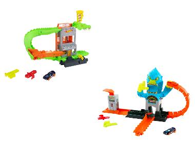 HOT WHEELS Coffret de jeu »City Gorilla Slam Attack / City Croco Pizza Attack«