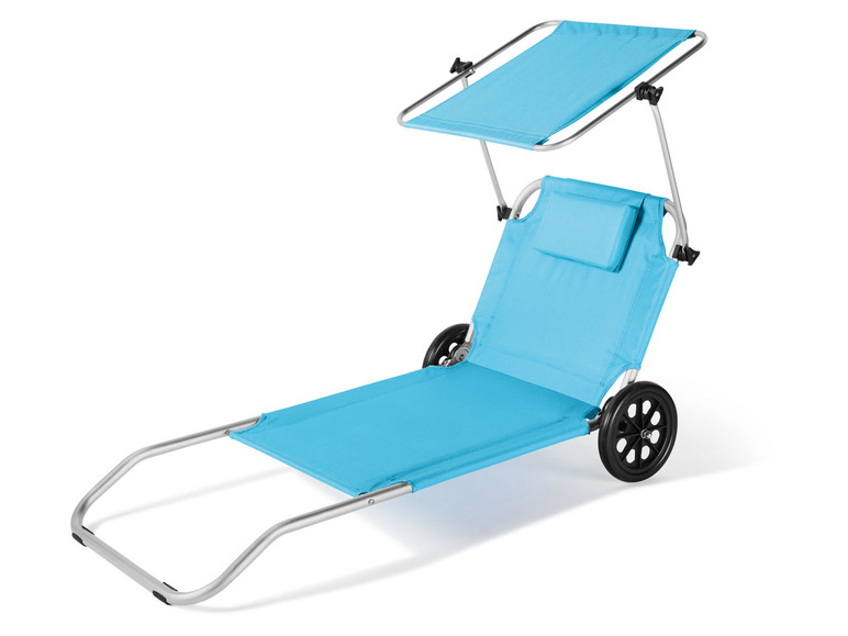 Aller en mode plein écran CRIVIT Chaise longue de plage ou chariot de transport - Photo 4
