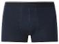 Caleçon homme bleu foncé avec ceinture noire et bande blanche