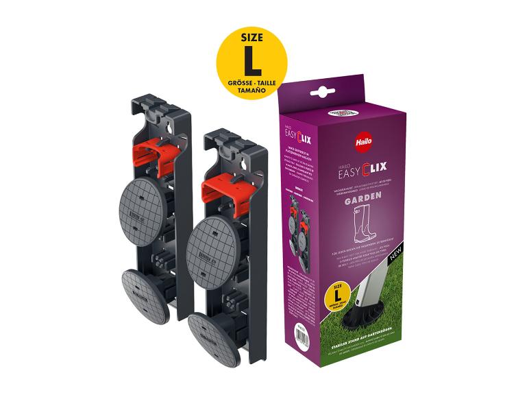 Set de pieds interchangeables Hailo EasyClix pour jardin, taille L.