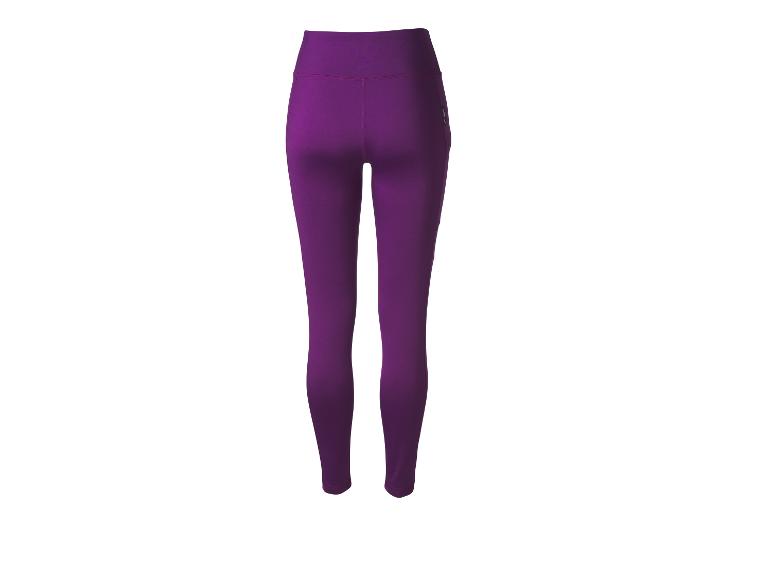 Paarse sportlegging met een klein logo aan de zijkant.