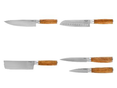 SILVERCREST® Couteau de cuisine avec manche en bois