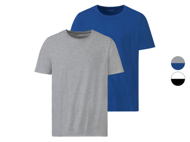 LIVERGY Set de 2 t-shirts en coton