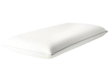 LIVARNO HOME Oreiller ergonomique en mousse viscoélastique, idéal pour dormeurs sur le côté et sur le dos, 35 x 75 cm.