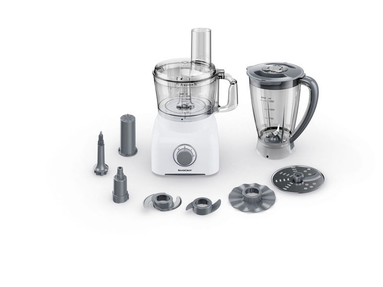 Ga naar volledige schermweergave: SILVERCREST® KITCHEN TOOLS Multifunctionele keukenmachine, 600 W, mengkom van 1,2 L - afbeelding 8