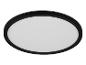 Plafonnier LED rond noir