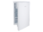 Witte SilverCrest minikoelkast met binnenplanken.