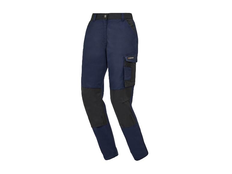 Pantalon de travail bleu marine et noir avec poches cargo