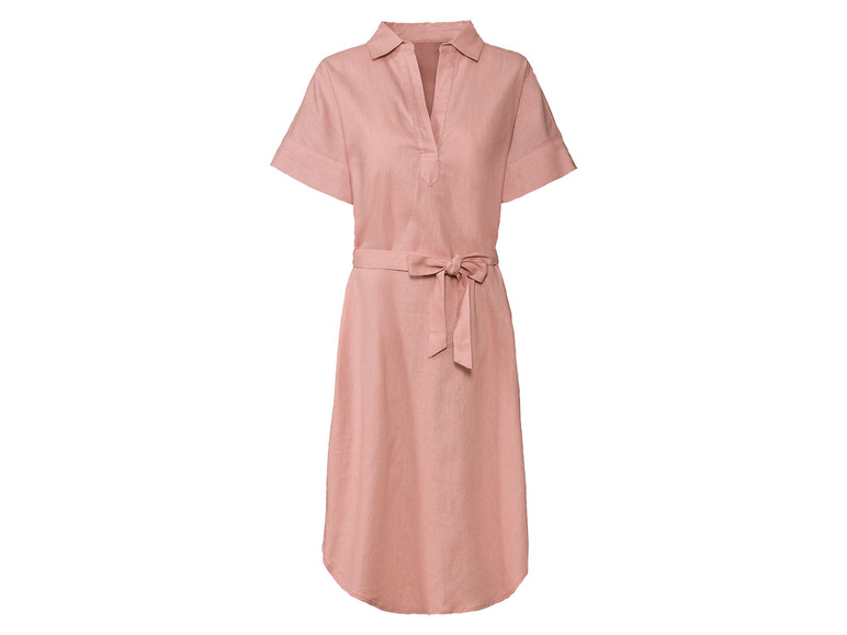 Ga naar volledige schermweergave: esmara® Midi-jurk van een linnenmix - afbeelding 2