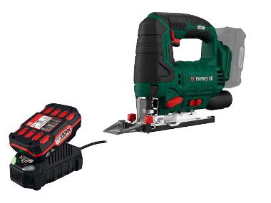 Scie sauteuse pendulaire sans fil 20 V PSTDA20 avec batterie et chargeur PARKSIDE®