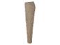 Beige cargo broek: zijaanzicht.
