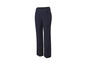 Pantalon de ski bleu marine avec des détails noirs.