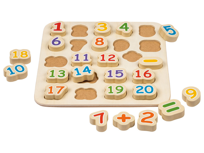 Ga naar volledige schermweergave: Playtive Educatieve houten puzzel - afbeelding 2
