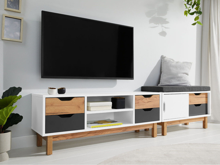 Ga naar volledige schermweergave: LIVARNO home TV-kast, 117,8 x 35 x 45 cm - afbeelding 4