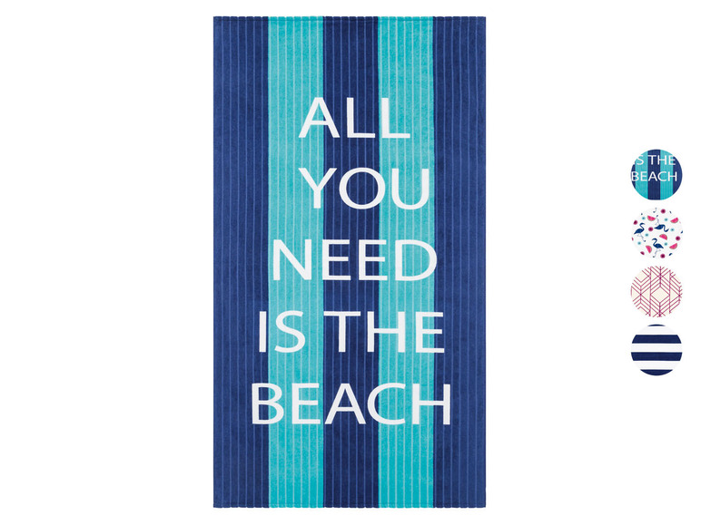 Aller en mode plein écran CRIVIT Serviette de plage, 93 x 170 cm - Photo 1